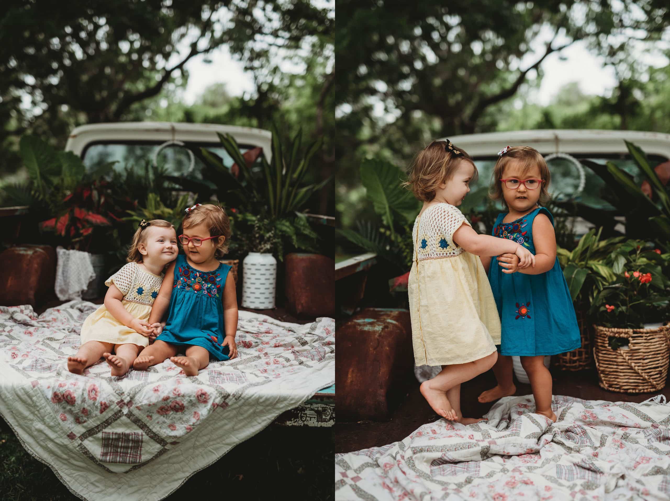 Boho Babies in the Old '67 | Piper, Personal - Jennifer Duke Photography